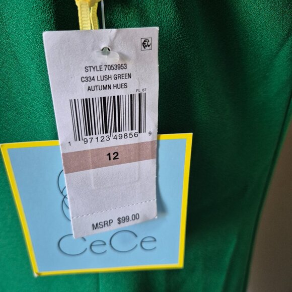 CeCe Lush Green Dress - Picture 7 of 8